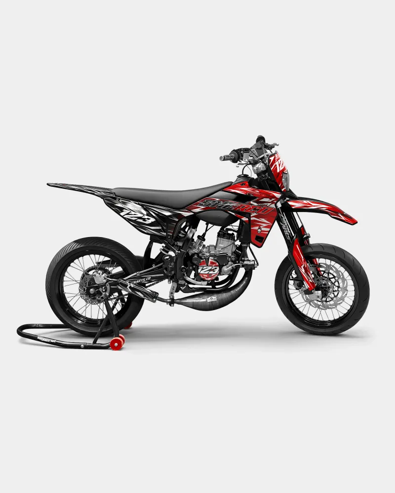 PLUME - Kit decorativo SHERCO 50cc - Rosso