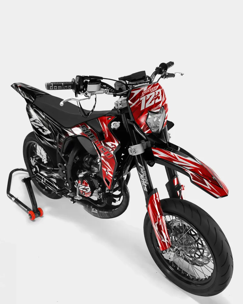 PLUME - Kit decorativo SHERCO 50cc - Rosso