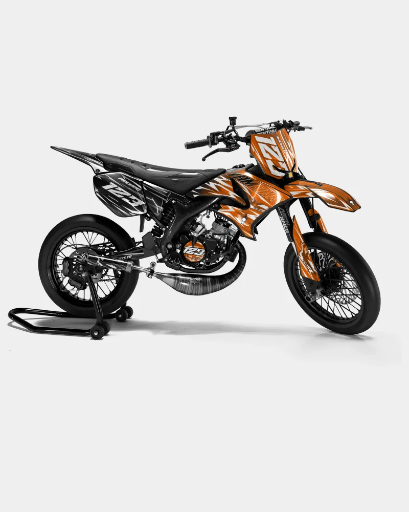 PLUME - Kit decorativo YAMAHA DT 50cc - Arancione
