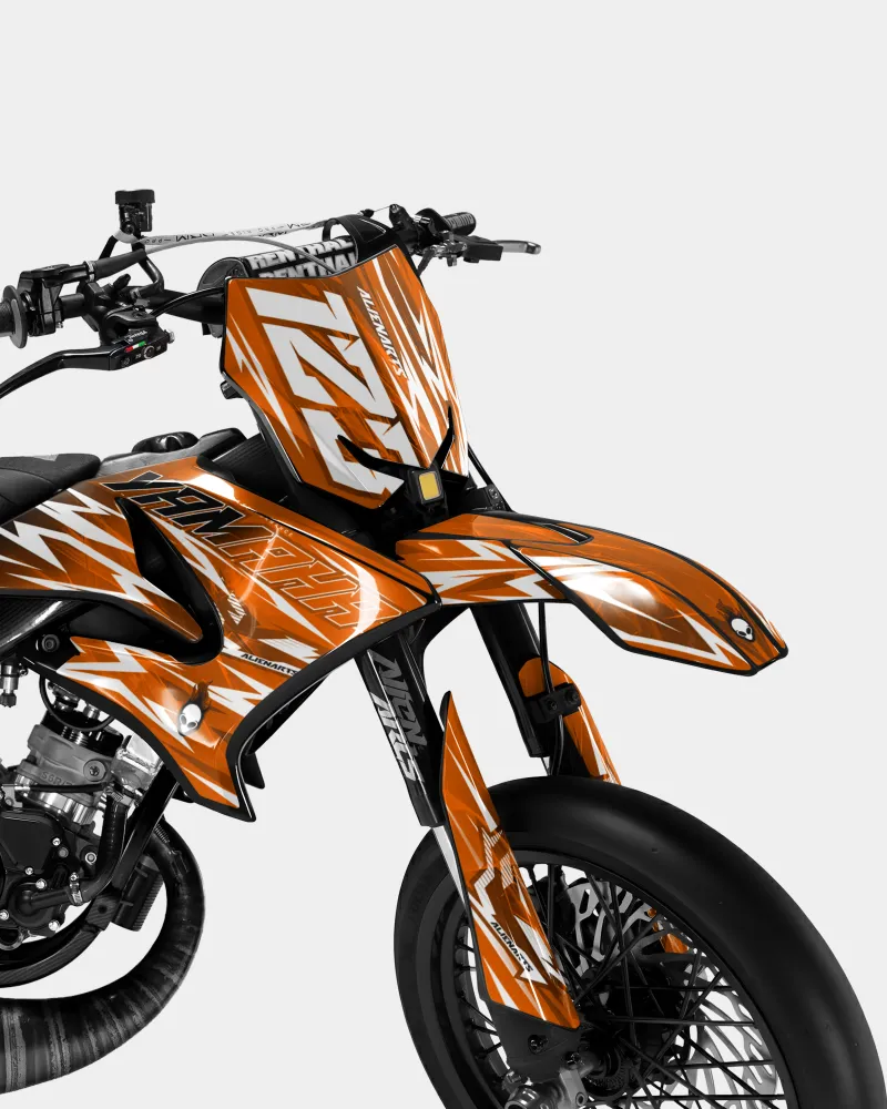 PLUME - Kit decorativo YAMAHA DT 50cc - Arancione