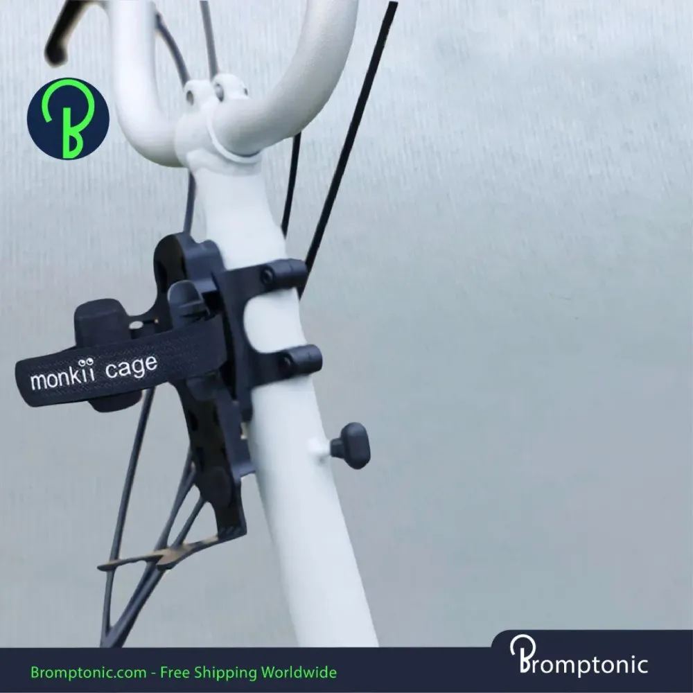 Portaborraccia Brompton con clip
