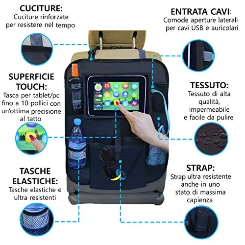 Protezione Sedili Auto Bambini Sidias 2pcs Omaggi Proteggi Sedile...
