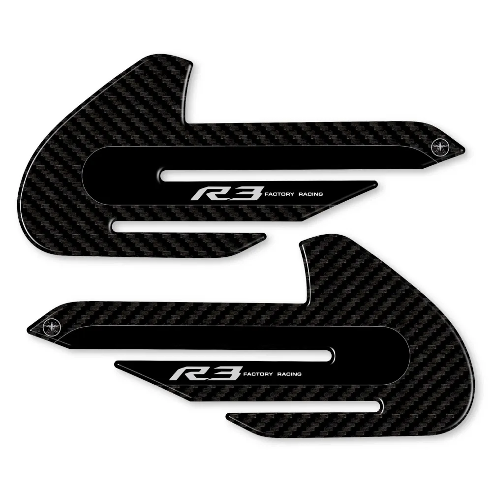 2 PROTEZIONI LATERALI SERBATOIO COMPATIBILI CON MOTO YAMAHA YZF R3 2015-2025