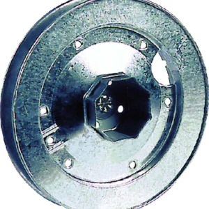 PULEGGIA CON CALOTTA mm 220