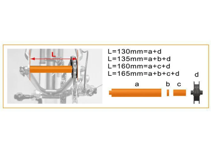Reggicatena Lungo Senza Ruota IceToolz 30C1