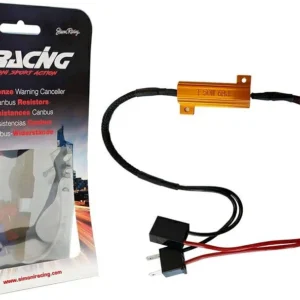 Resistenza elimina spia Warning canceller 50W 6 Ohm cablato H7