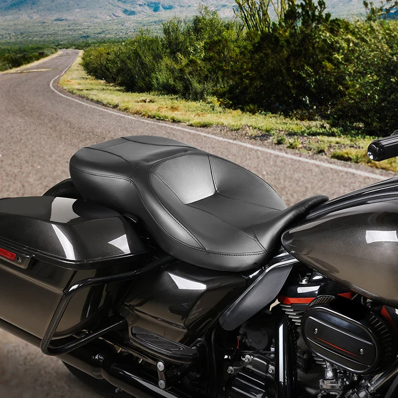 C.C Rider Sunrider 2-Up Sedile allungato per Harley