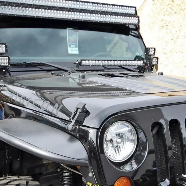 Rigid Industries Jeep JK - Double -Pillar Mount - Mounts 2 sets Dually/D2