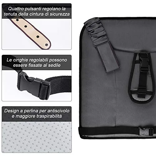 Rovtop Cintura di Sicurezza Gravidanza, Auto per grigio
