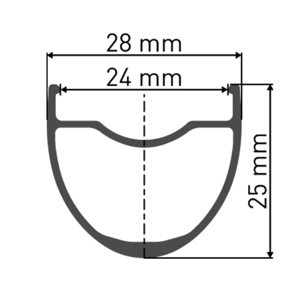 Ruota GR 1600 Spline Black Disc 27.5'' 25 mm VR
