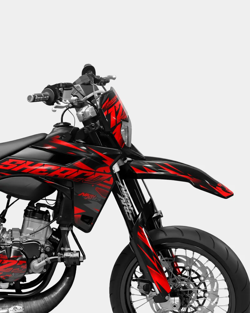 SABLE - Kit decorativo SHERCO 50cc - Rosso