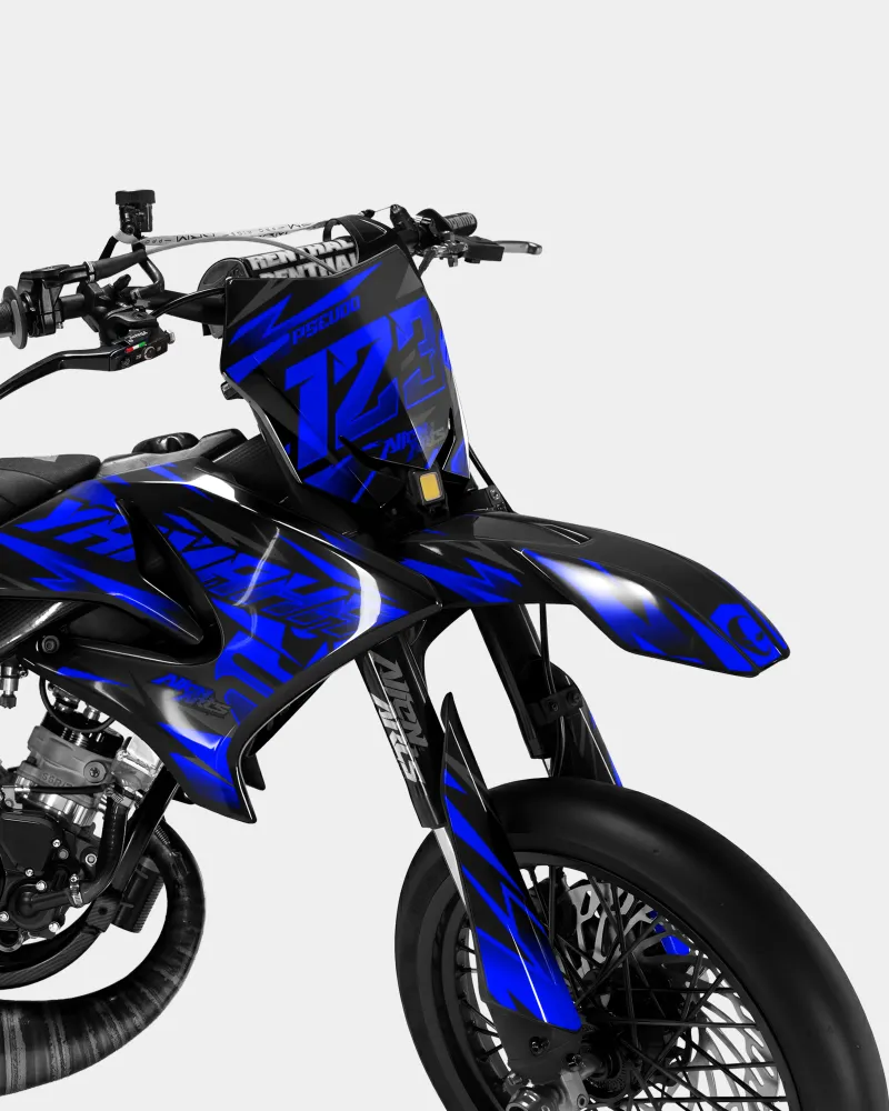 SABLE - Kit decorativo YAMAHA DT 50cc - Blu scuro