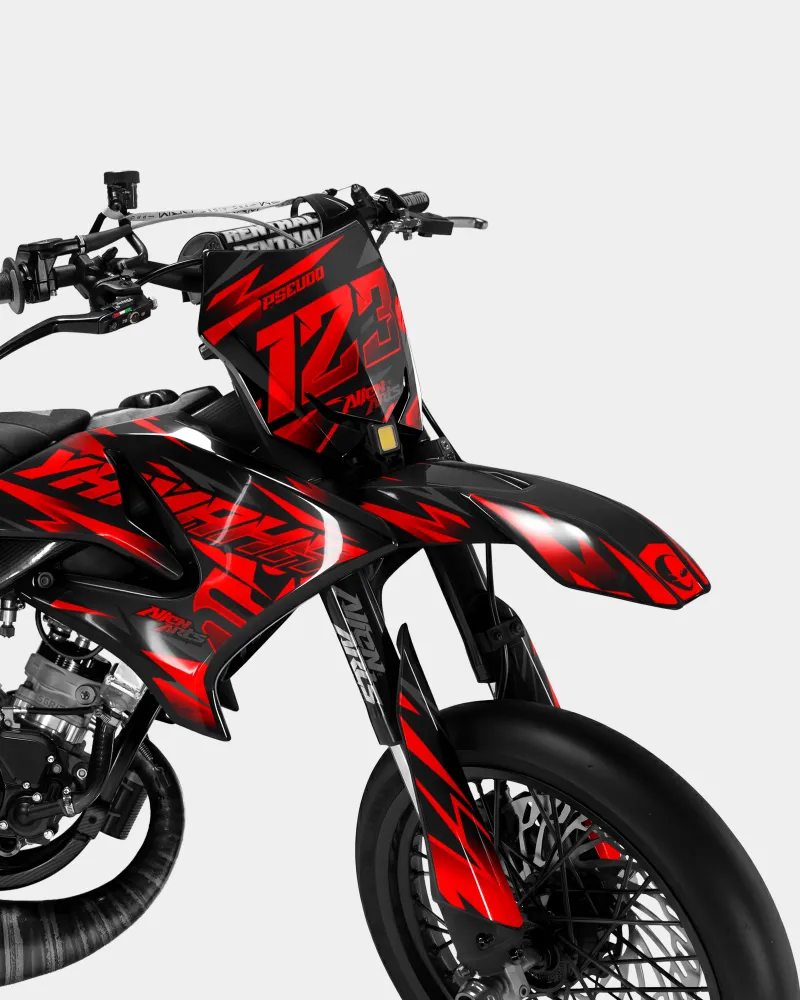 SABLE - Kit decorativo YAMAHA DT 50cc - Rosso