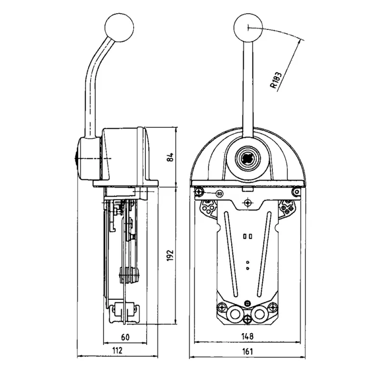 SCATOLA COMANDO B301 X 1 MOTORE - 4242037 - ULTRAFLEX