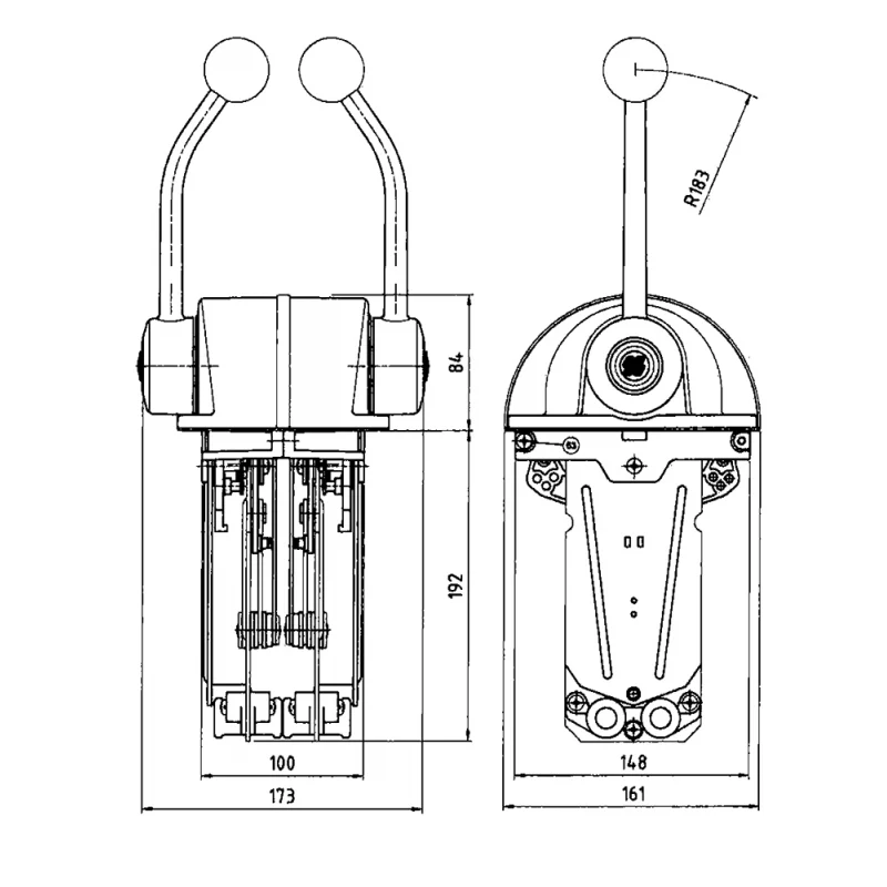 SCATOLA COMANDO B302 X 2 MOTORI - 4242038 - ULTRAFLEX