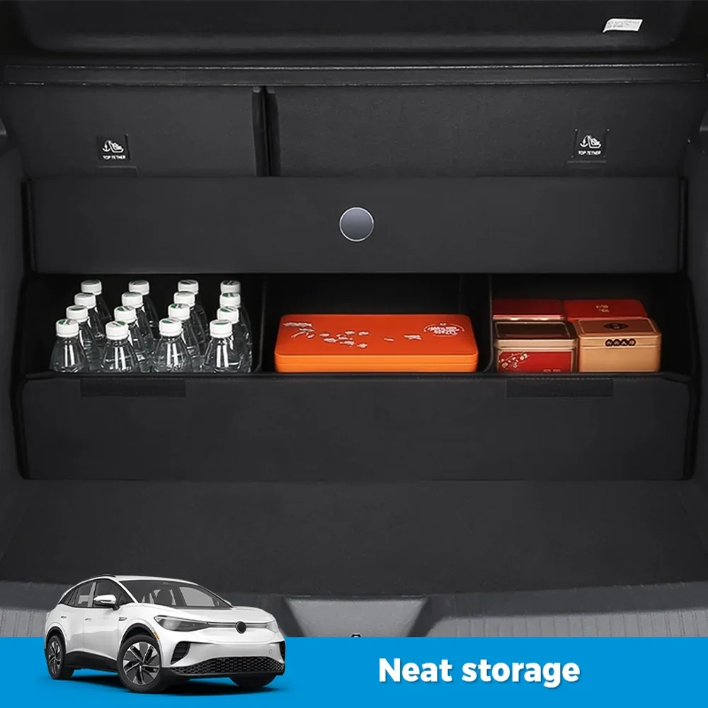 Scatola di Stoccaggio Posteriore Alcantara per VW ID.4 2021-2025