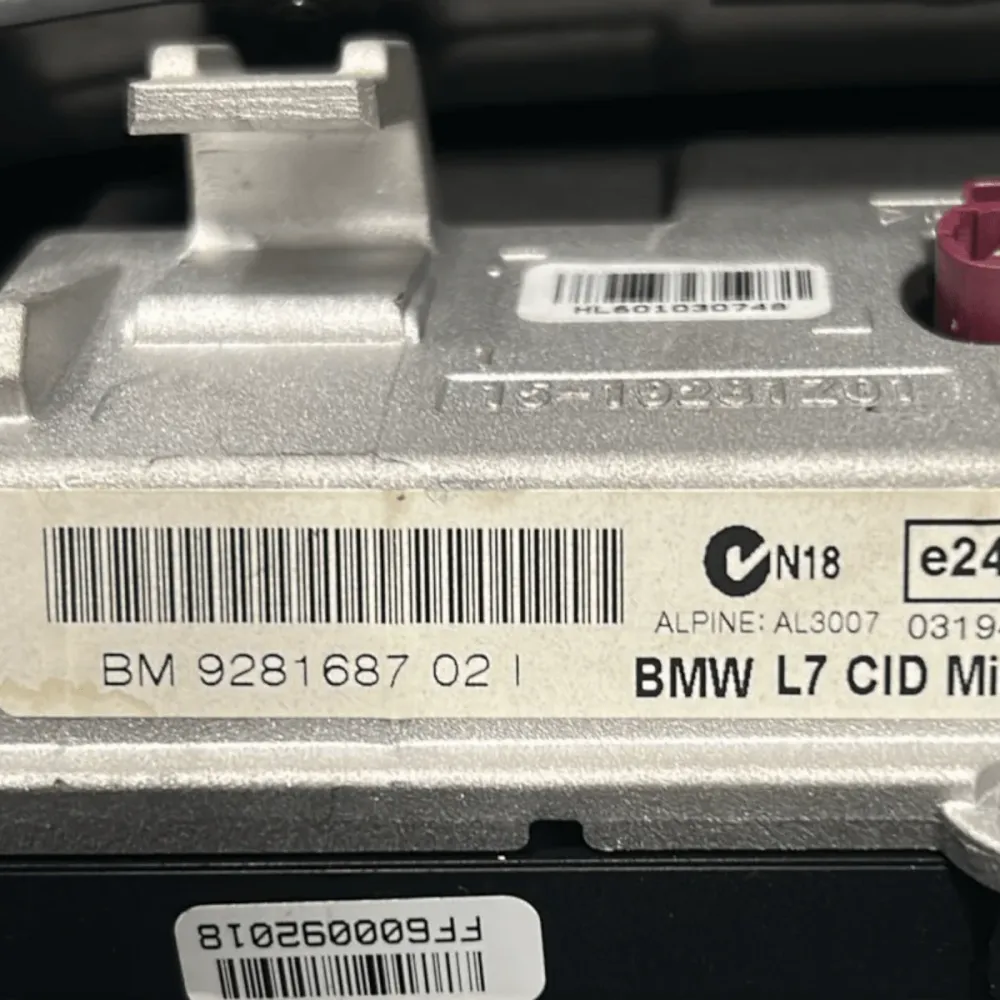 Schermo / display bmw serie 3 f30 cod:928168702 (2012 > 2019)