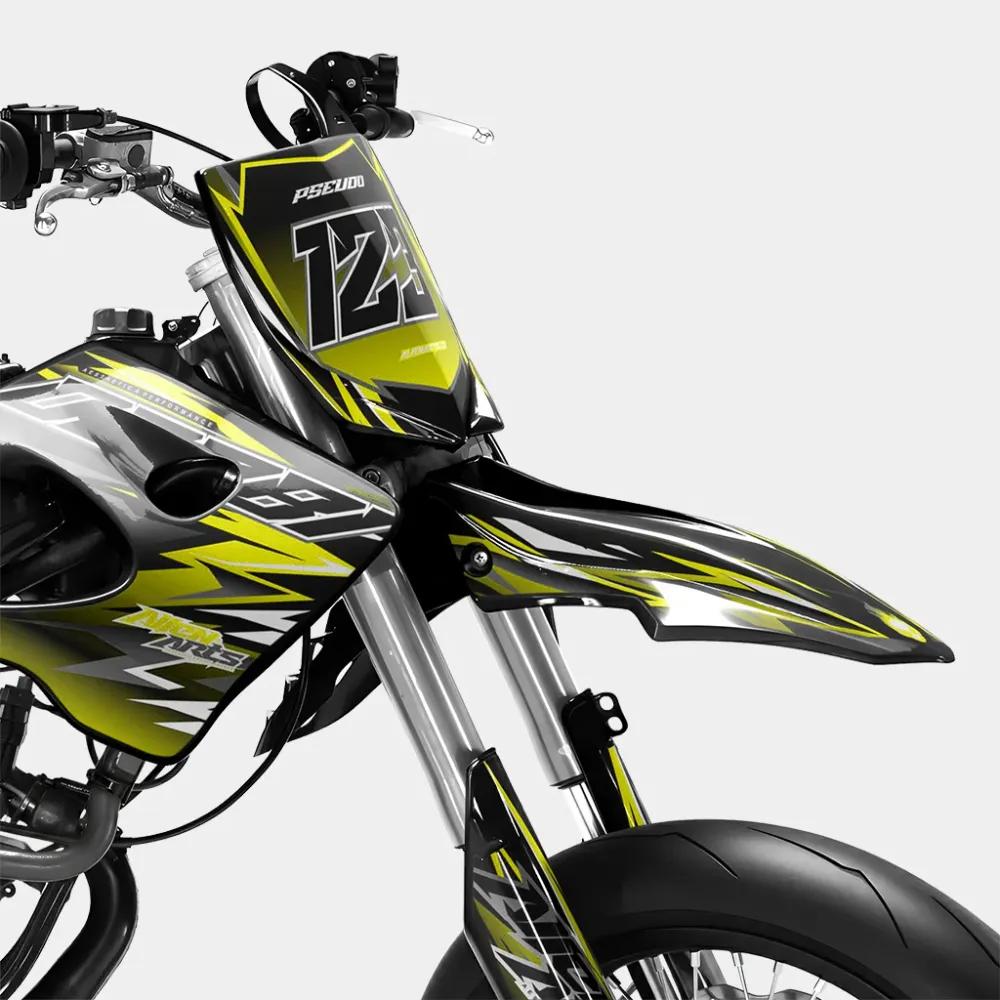 SENSO - Kit decorativo DERBI 50cc - Giallo