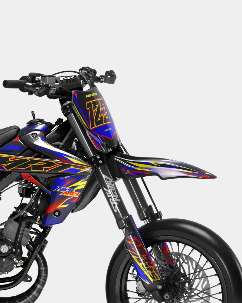 SENSO - Kit decorativo RIEJU 50cc - Blu Rosa