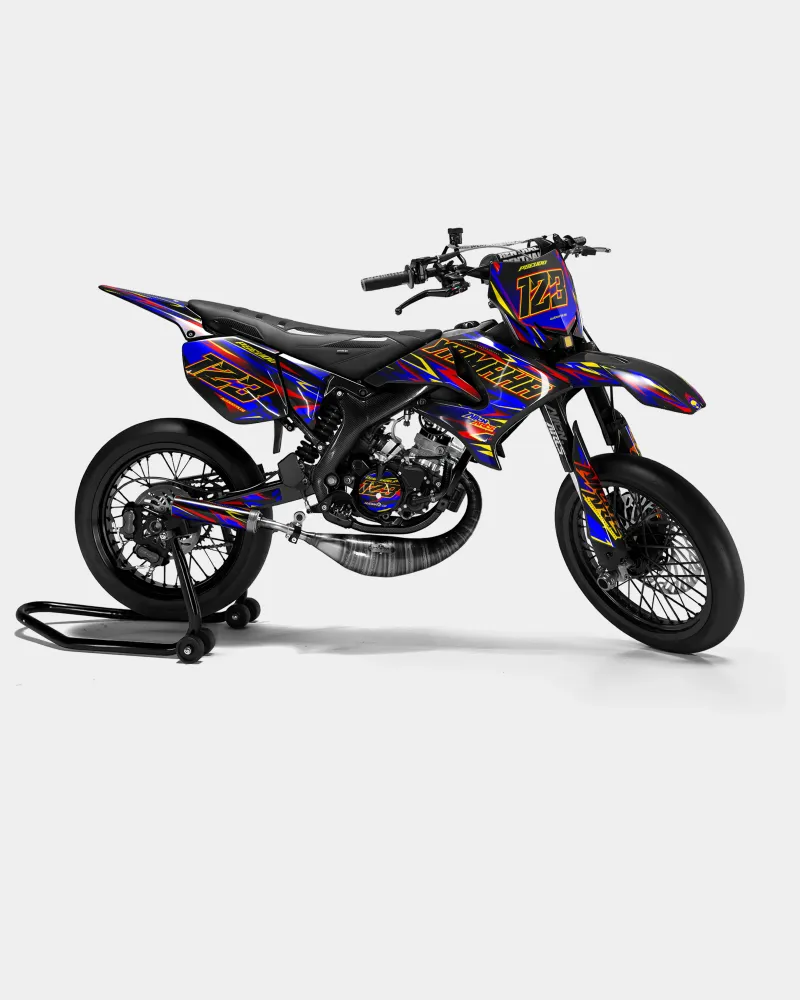 SENSO - Kit decorativo YAMAHA DT 50cc - Rosso Blu