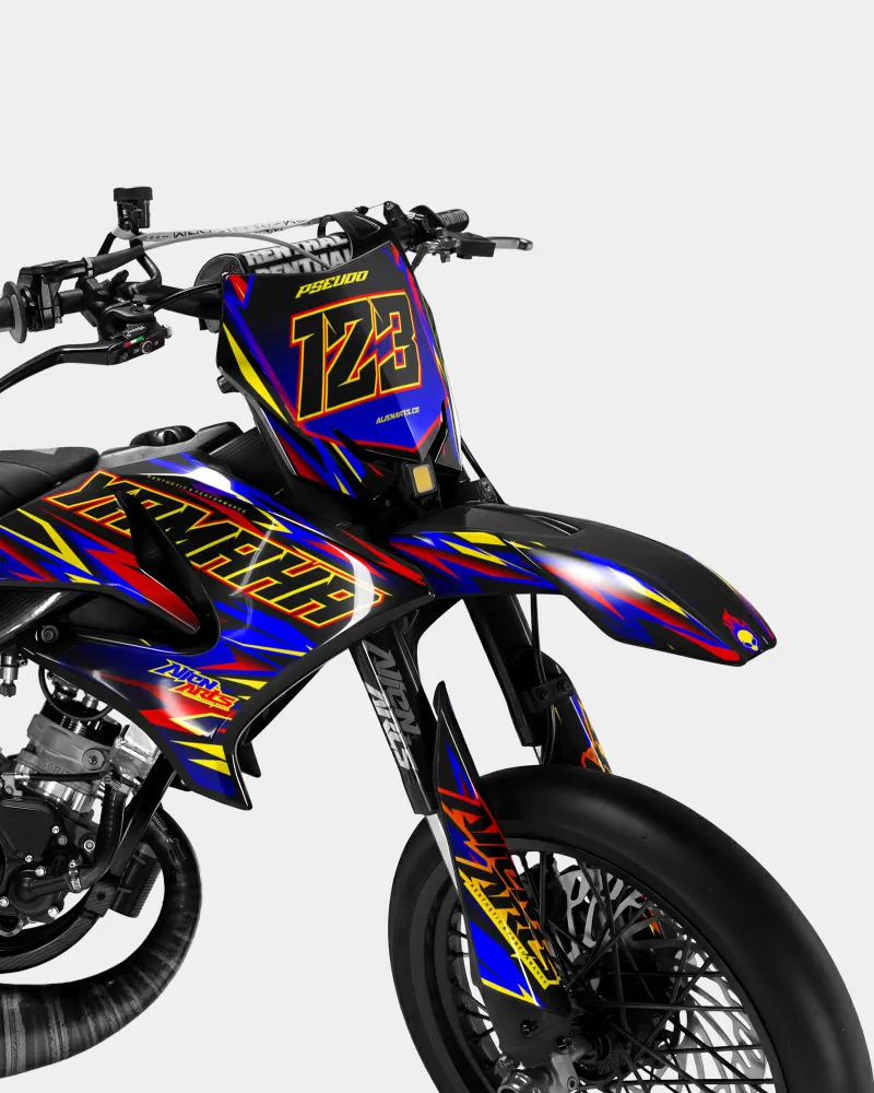 SENSO - Kit decorativo YAMAHA DT 50cc - Rosso Blu