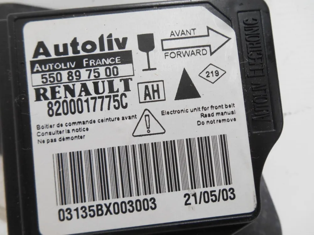 Sensore Impatto Renault Vel Satis 2003 8200017775C