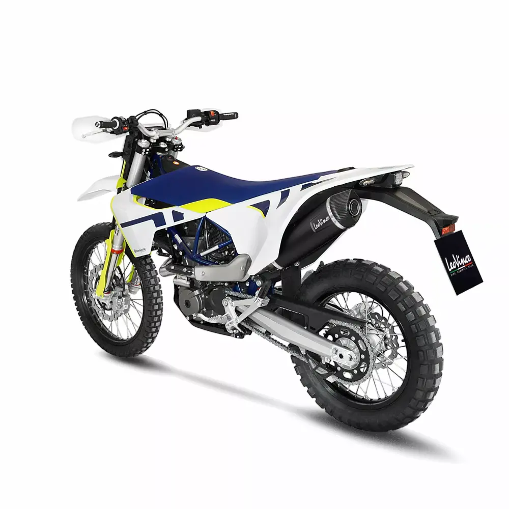 Sistema di scarico LeoVince Nero per Husqvarna