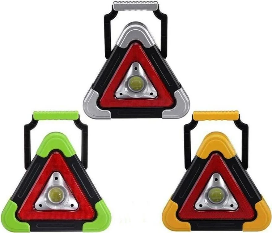 Sos Triangolo Lampeggiante Segnalatore Emergenza Stradale Lampada Led Strobo Tools