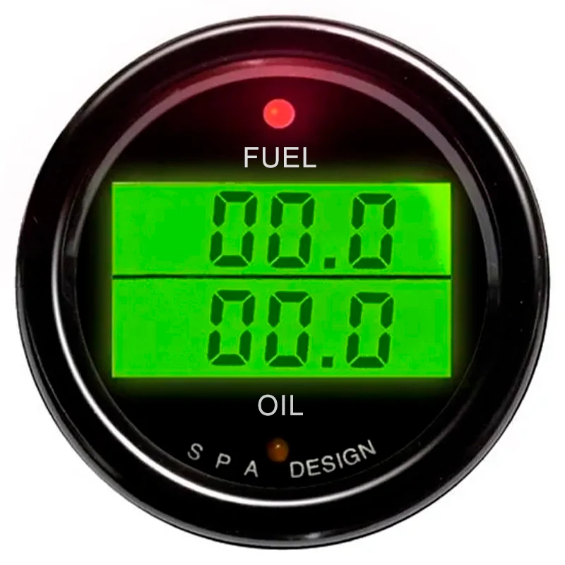 SPA - Manometro digitale 2 misurazioni: pressione carburante / temperatura olio