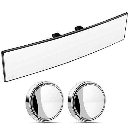 Specchio retrovisore convesso grandangolare, clip interna universale su...