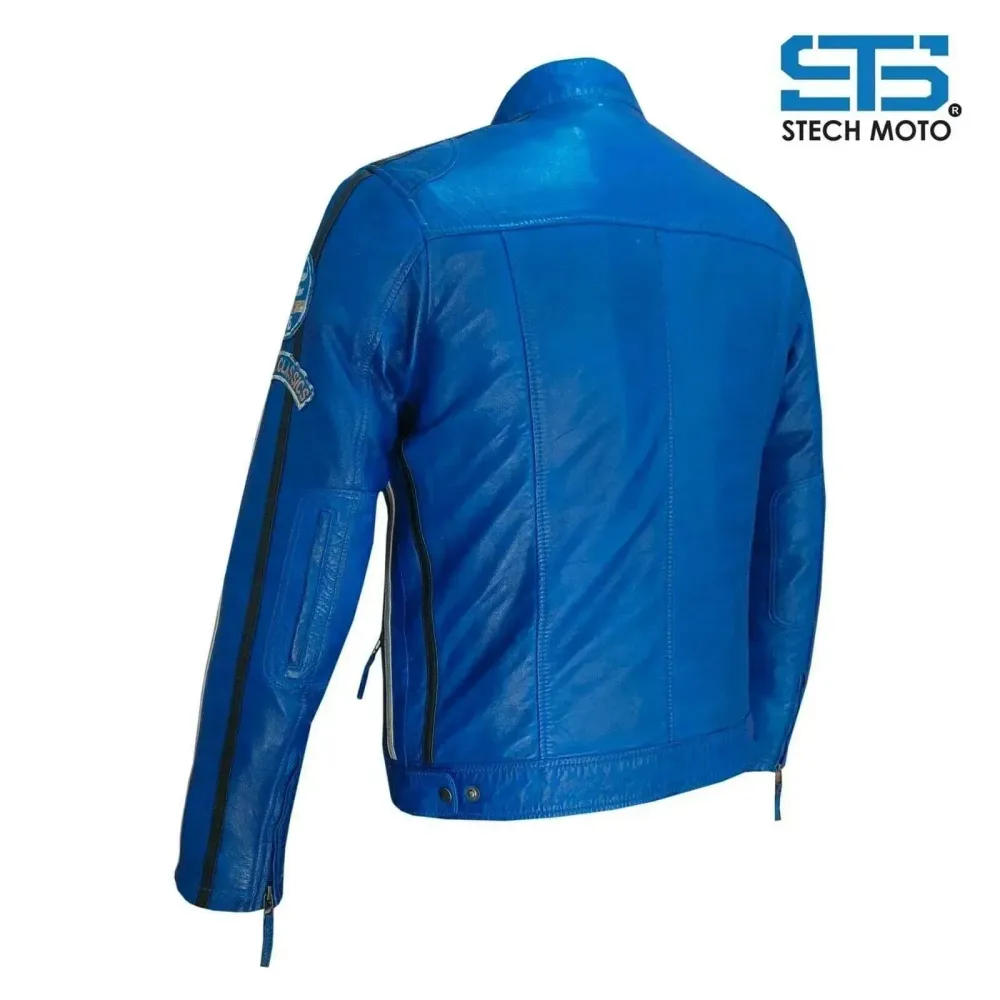 Giacca pelle da Uomo S-tech ST 1510 Custom Vintage & Café Race
