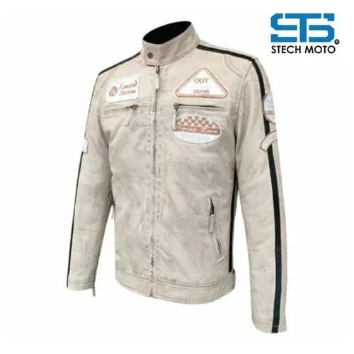 Giubbotto pelle da Uomo S-tech ST 1510 Custom Vintage & Café Race