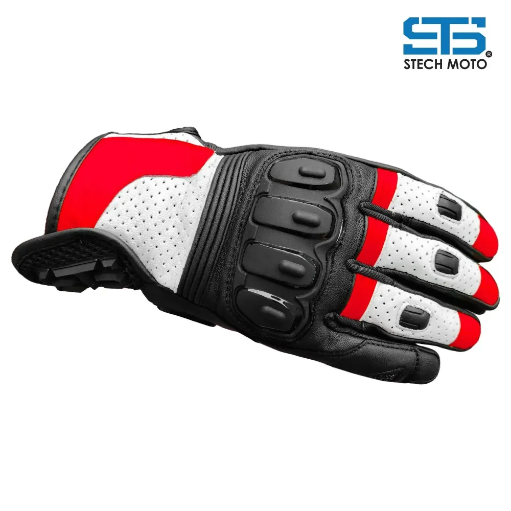 Guanti da Moto Pelle S-tech F 658 Quantum Touring e urban Off-Road ST