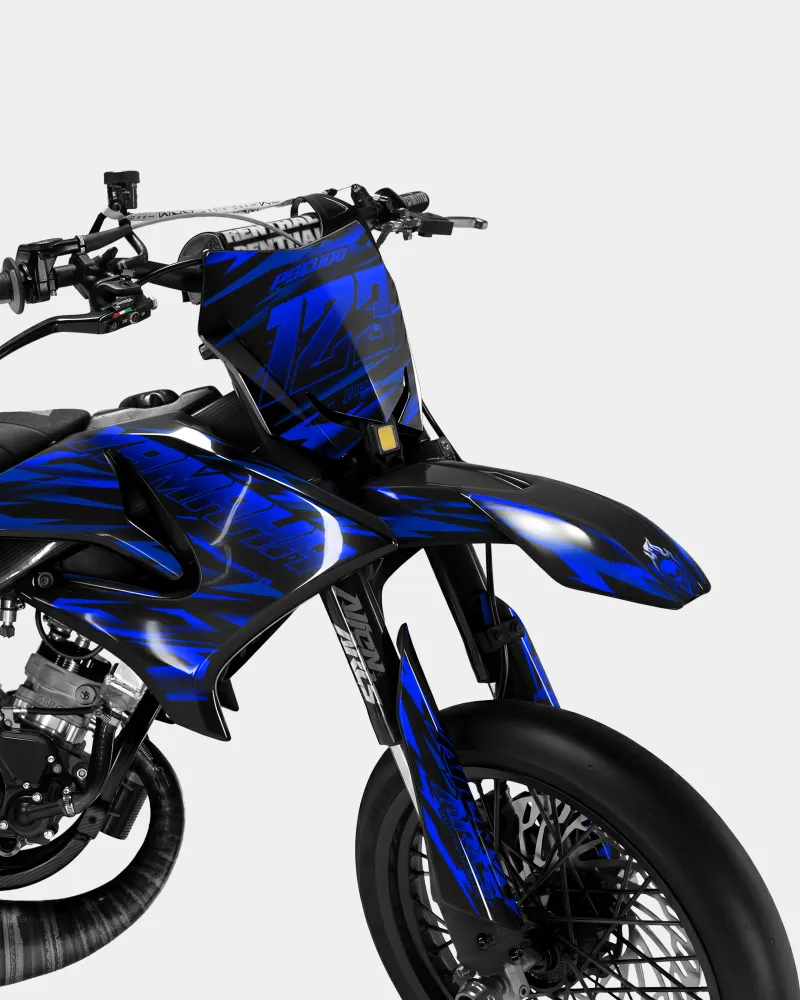 SUJAK - Kit decorativo YAMAHA DT 50cc - Blu scuro