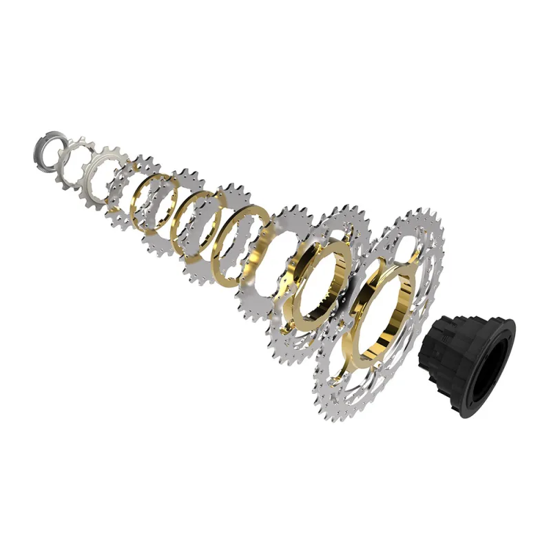 SUNRACE Ruota Libera Filetto 8V E-BIKE x 13/32D Alluminio Argento