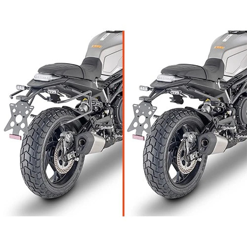 SUPPORTO KAPPA PER BORSE LATERALI AD ATTACCO RAPIDO BENELLI.LEONCI 800 (22 > 24)