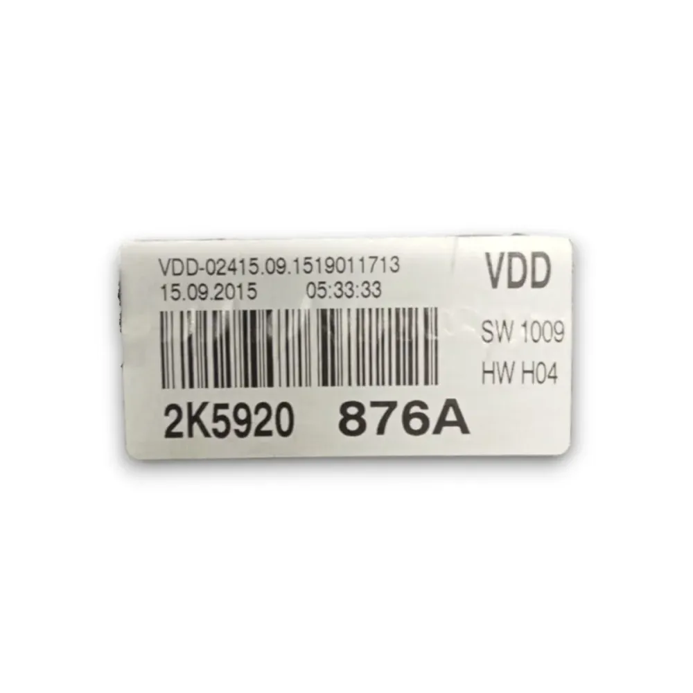 Tachimetro / contachilometri volkswagen caddy III cod . 2k5920876a 2.0 diesel (4x4) (2004 > 2021)