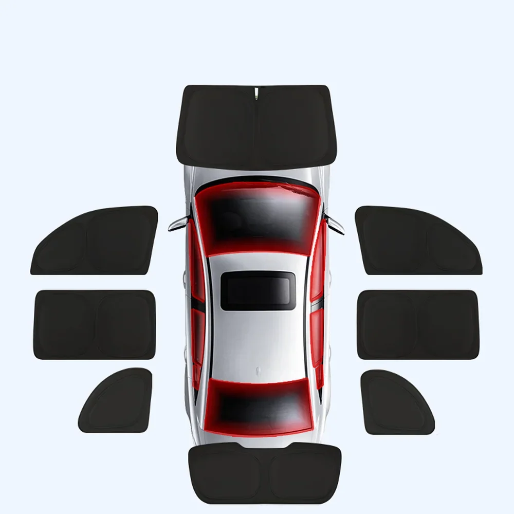 Tende parasole per privacy e isolamento termico per camping per VW ID.4 2021-2025
