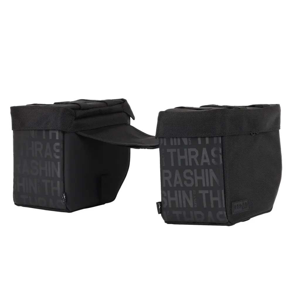 Thrashin Supply Mini Essential Set di borse laterali per moto da 8 litri
