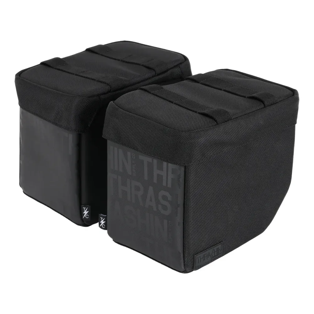 Thrashin Supply Mini Essential Set di borse laterali per moto da 8 litri