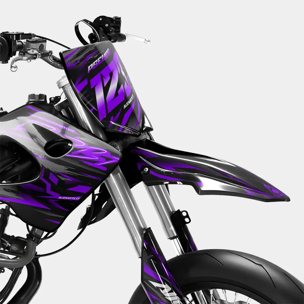 VAGUE - Kit decorativo DERBI 50cc - Viola