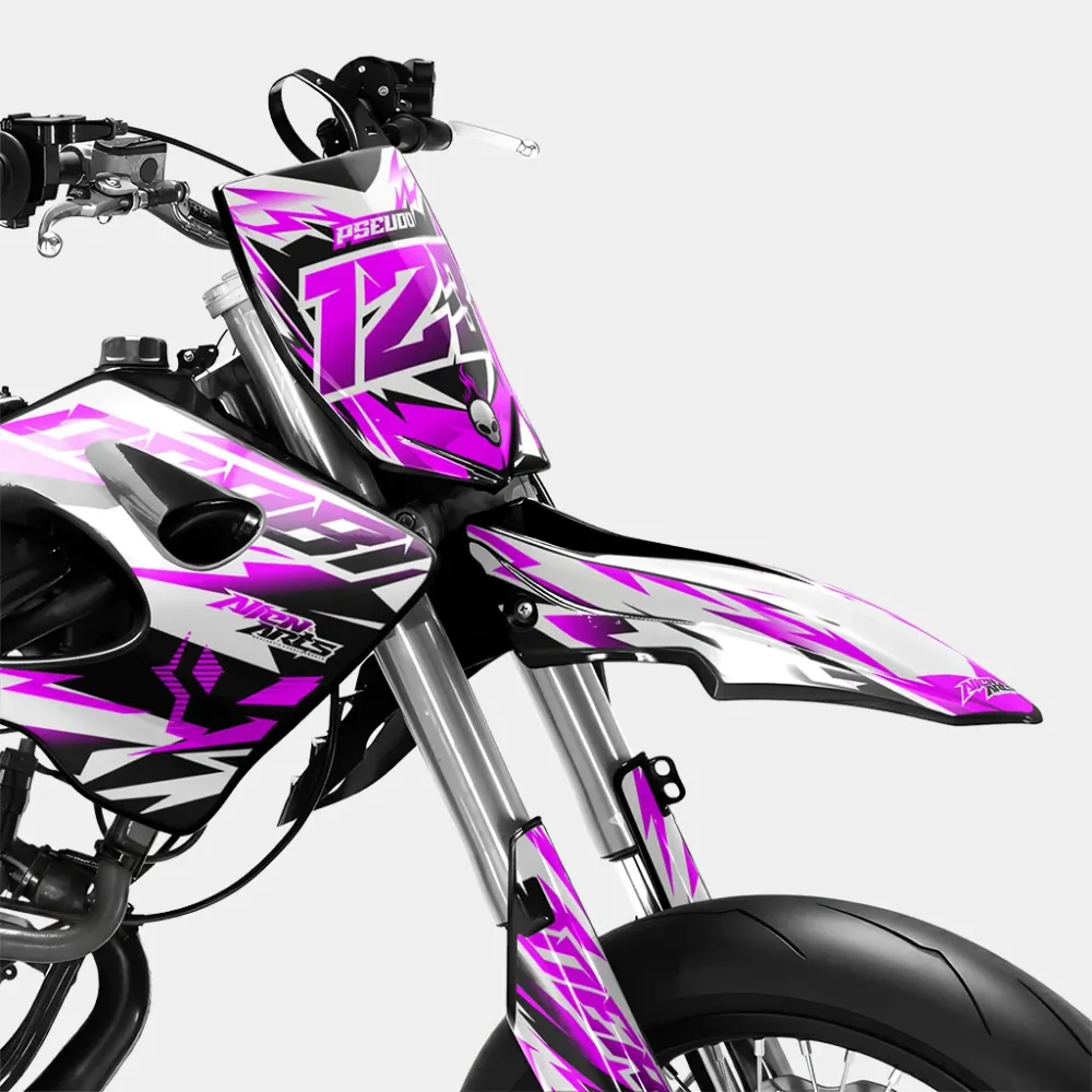 VESTA - Kit decorativo DERBI 50cc - Rosa