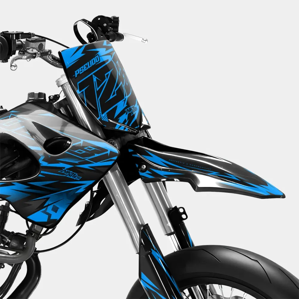 VIREO - Kit decorativo DERBI 50cc - Blu