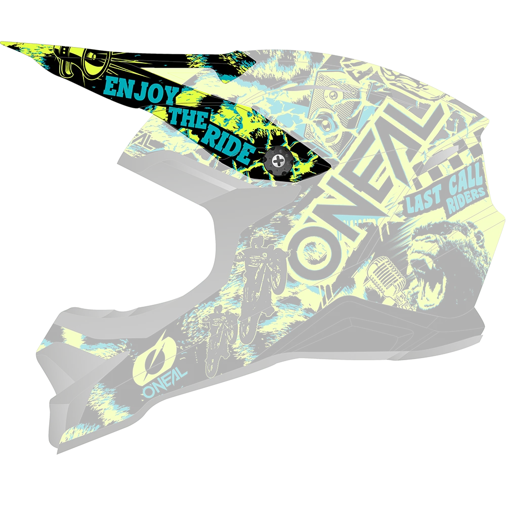 Visor 3SRS Helm ASSAULT black/neon yellow