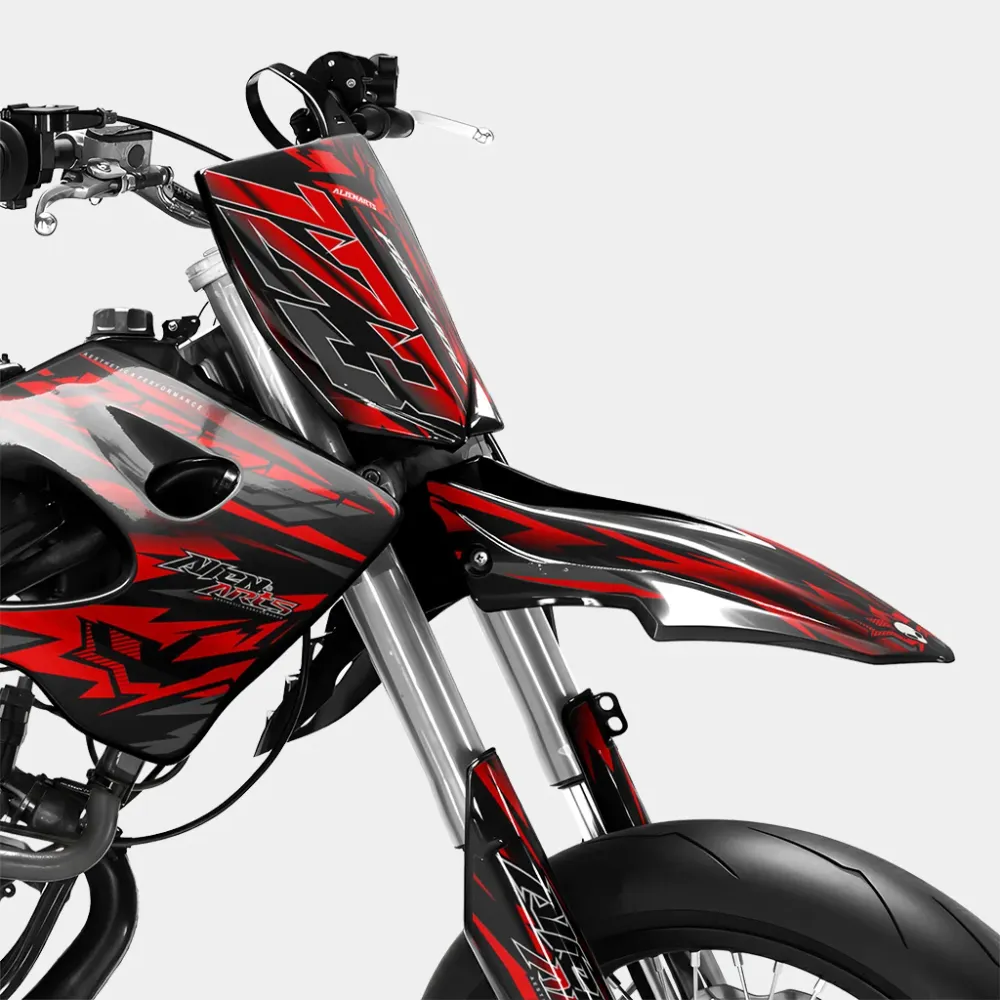 VITRA - Kit decorativo DERBI 50cc - Rosso
