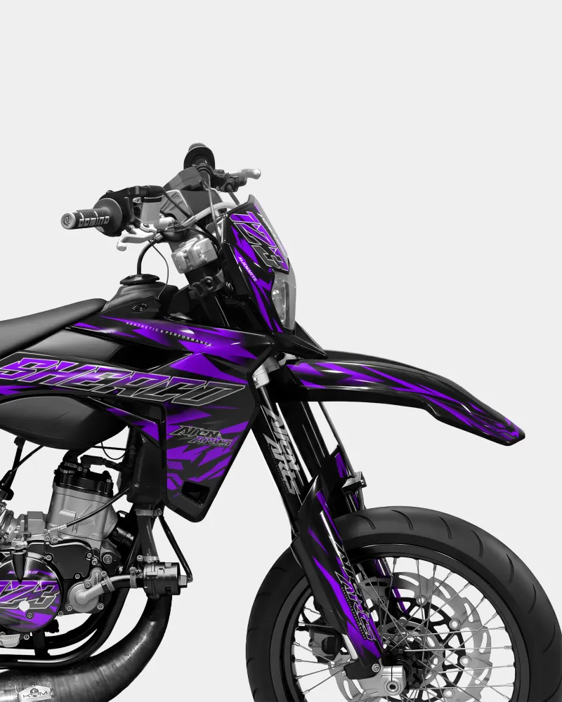VITRA - Kit decorativo SHERCO 50cc - Viola