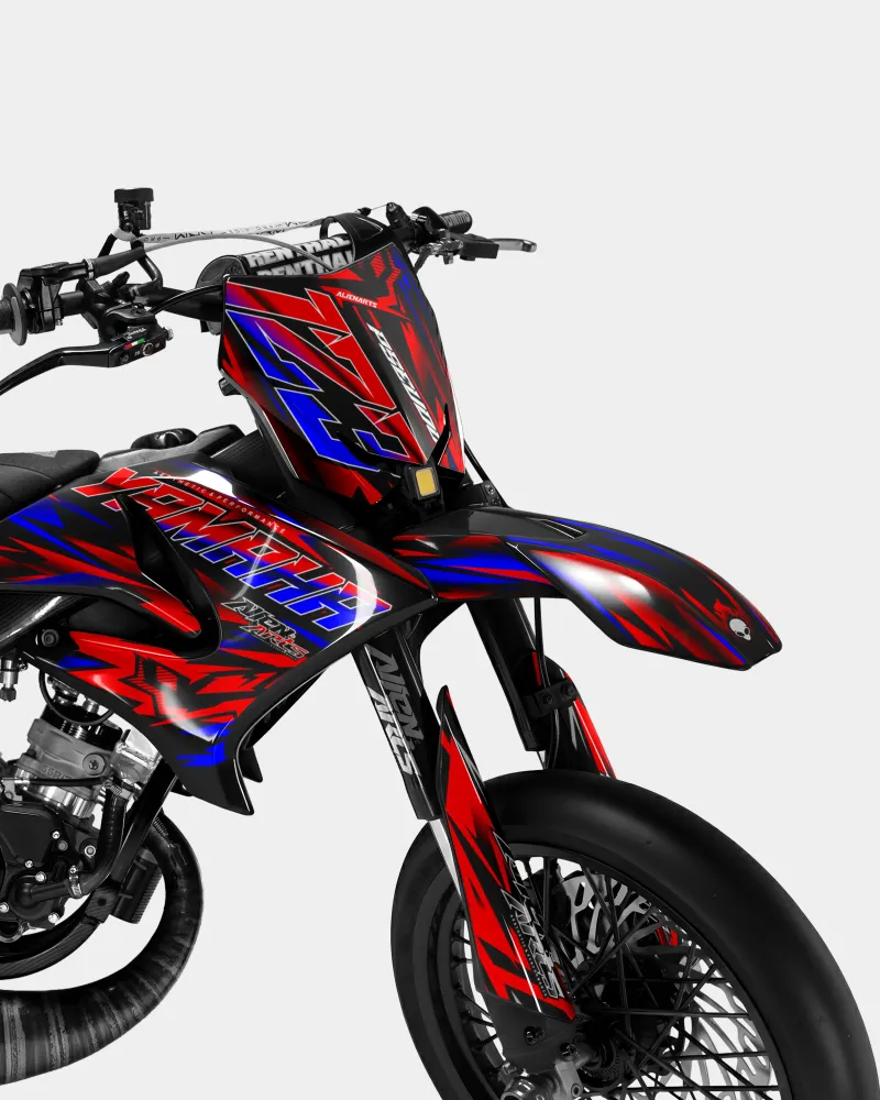 VITRA - Kit decorativo YAMAHA DT 50cc - Rosso Blu