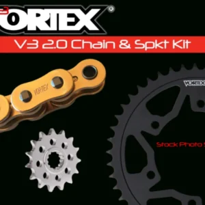Vortex Racing V3 2.0 Chain and Sprocket Kit 2917-16,252S-43,G525SX3-112- Gold