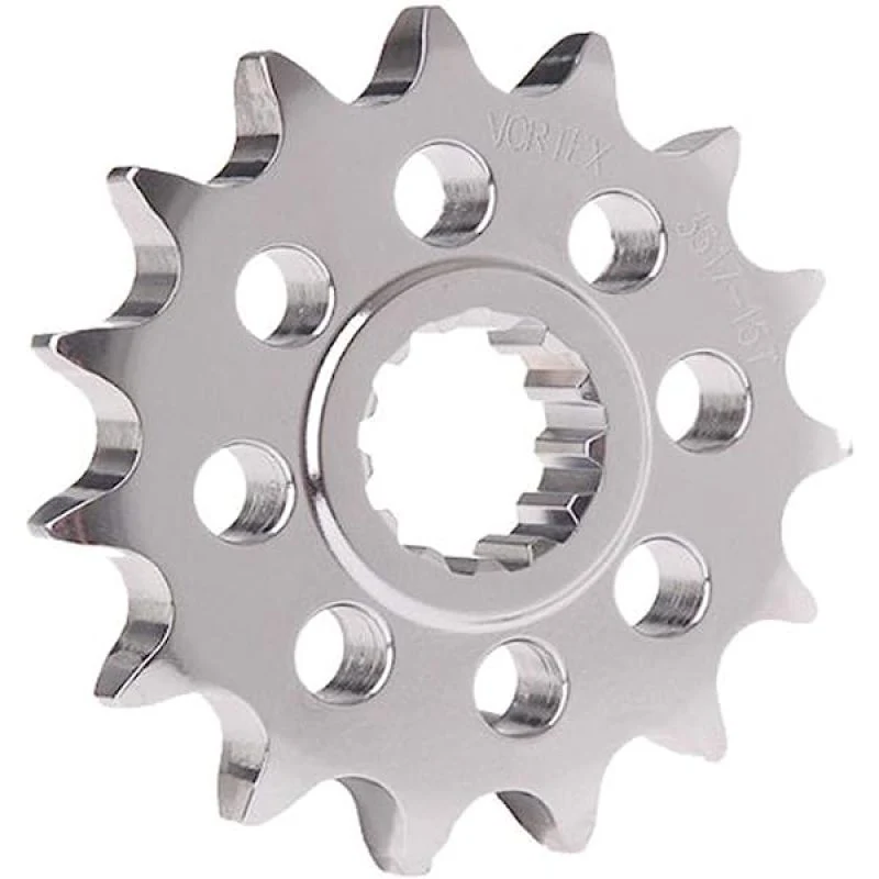 Vortex Racing Steel Front Sprocket 525 15 Tooth- Silver