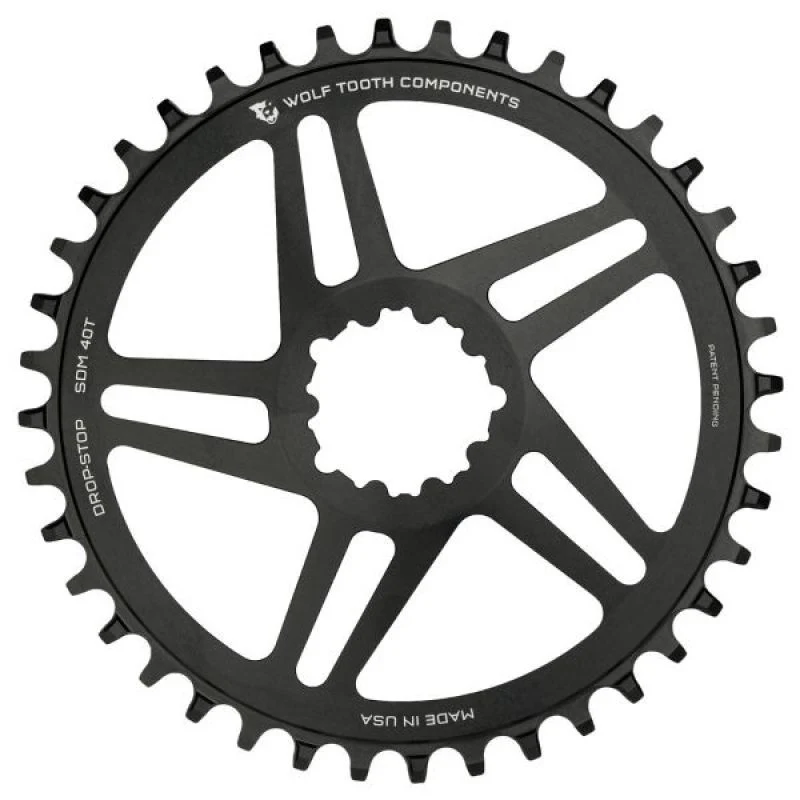 WOLF TOOTH CORONA SRAM EAGLE 3-VITI DIRECT MOUNT 1X 11/12V 38 DENTI DROP-STOP B